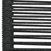 vidaXL Outdoor Chair Set of 2 Black Cotton rope, Powder-coated steel
