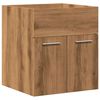 vidaXL Bathroom Furniture Set Artisan Oak Engineered Wood Medium
