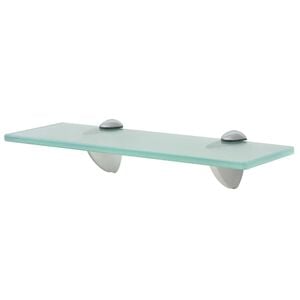 vidaXL Floating Shelf Clear Tempered safety glass Small Floating Shelf