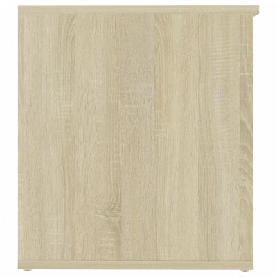 vidaXL Storage Chest Sonoma Oak 33.1"x16.5"x18.1" Engineered Wood