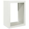 vidaXL Firewood Rack White 23.6x15.7x31.5" Steel
