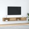 vidaXL TV Cabinet Set of 2 Artisan Oak Engineered Wood TV Cabinet