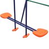 vidaXL Swing Set Blue Steel and Plastic Ages 3-10 Durable Swing Set
