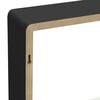 vidaXL Wall Cube Shelf Set of 3 Black MDF Large, Medium, Small