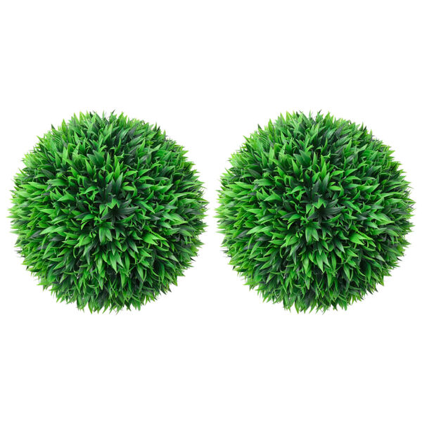 vidaXL Artificial Boxwood Ball Lush Mixed Green Polyethylene Medium