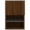 vidaXL TV Cabinet Brown Oak Engineered Wood Small TV Cabinet