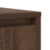 vidaXL Sideboard Brown oak Engineered wood Medium Sideboard