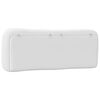 vidaXL Headboard Cushion White