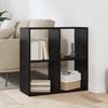 vidaXL Book Cabinet Black Oak 27.36 x 11.42 x 27.36 in Engineered Wood