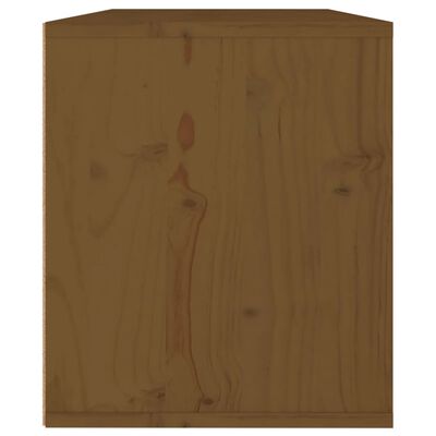 vidaXL Wall Cabinet Honey Brown 23.6"x11.8"x13.8" Solid Pinewood