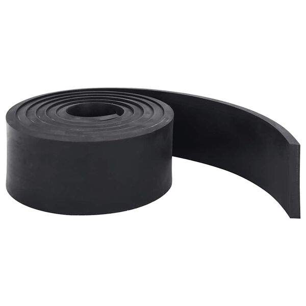 vidaXL Rubber Edge For Snow Plow Black Styrene-butadiene rubber Large