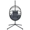 vidaXL Hanging Egg Chair Anthracite