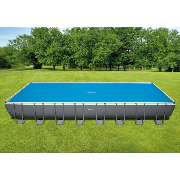 INTEX Solar Pool Cover Blue Polyethylene Large Durable