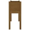 vidaXL Garden Planter Honey brown Solid pinewood Medium Durable