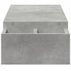 vidaXL Monitor Stand with Storage Concrete Grey 39.4x10.6x5.9" Engineered Wood
