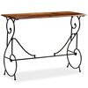 vidaXL Console Table Honey Finish Acacia Wood
