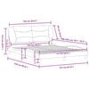 vidaXL Bed Frame Black