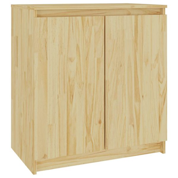 vidaXL Side Cabinet Natural wood Solid pine wood Medium Cabinet