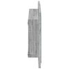 vidaXL Bathroom Mirror Grey Sonoma Engineered Wood, Glass Medium