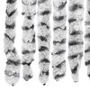 vidaXL Fly Curtain Light Grey and Dark Grey 35.4x78.7" Chenille
