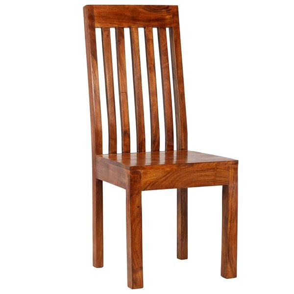 vidaXL Dining Table Set Wooden Brown