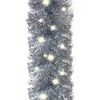 vidaXL Garland Silver PVC 32.8 feet Christmas Garland Other