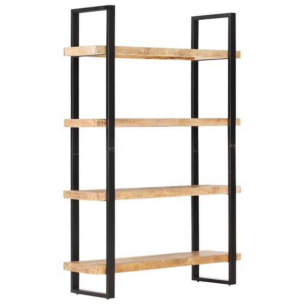 vidaXL 4-Tier Bookcase 47.2"x15.7"x70.9" Rough Mango Wood