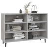 vidaXL Sideboard Concrete Gray 40.7"x13.8"x27.6" Engineered Wood
