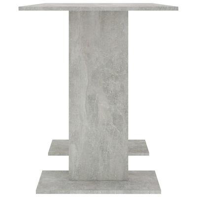 vidaXL Dining Table Concrete Gray 43.3"x23.6"x29.5" Engineered Wood
