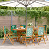 vidaXL Garden Chair Set of 6 Green