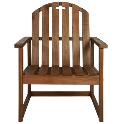 vidaXL Patio Sofa Chairs 2 pcs Solid Acacia Wood