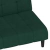 vidaXL Sofa Bed Dark Green Velvet (100% polyester), wood, plastic Compact