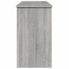vidaXL Dressing Table Grey Sonoma Engineered wood, Glass Medium