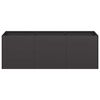 vidaXL Planter Black Cold-rolled Steel Large Outdoor Planter Planters