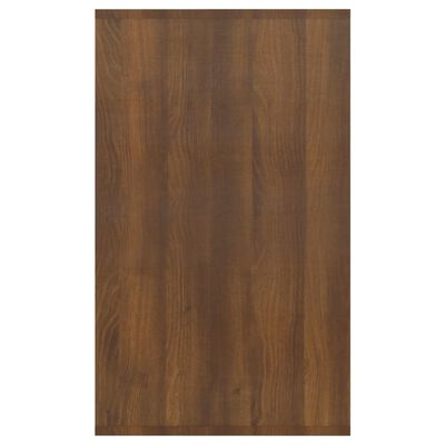 vidaXL Sideboard with 3 Drawers Brown Oak 47.2"x16.1"x29.5" Engineered Wood