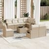 vidaXL Garden Sofa Set Beige