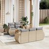 vidaXL Garden Sofa Set Beige