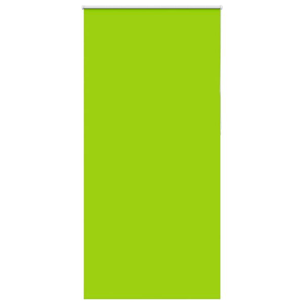 vidaXL Roller Blind Leaves Green 100% Polyester 43.3 x 82.7 in