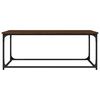 vidaXL Coffee Table Brown Oak Engineered Wood Standard Durable