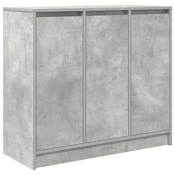 vidaXL Sideboard Concrete Grey Engineered Wood Medium Sideboard