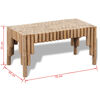 vidaXL Coffee Table Genuine bamboo color High-quality bamboo Small