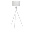 vidaXL Floor Lamp White PS board, Polyester Standard Modern Floor Lamp