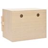 vidaXL Chicken Laying Nest Brown and natural wood Solid pine wood, MDF