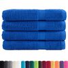 vidaXL Towel Set of 4 Blue 100% Cotton Extra Large Bath Towel