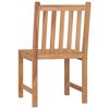 vidaXL Garden Chair Set of 6 Teak Teak wood, Polyester Standard