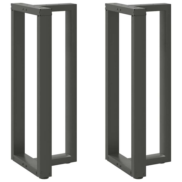 vidaXL Bar Table Leg Anthracite Powder-coated steel