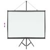 vidaXL Projection Screen with Tripod 72 Inch 4:3