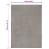 vidaXL Rug Grey Cotton 63 x 90.6 in Pattern Area Rug Rectangular