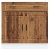vidaXL Kitchen Base Cabinet Old wood Engineered wood 31.5x18.1x32.1 in