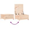 vidaXL Garden Sofa Set Natural wood Solid pine wood Modular Modular